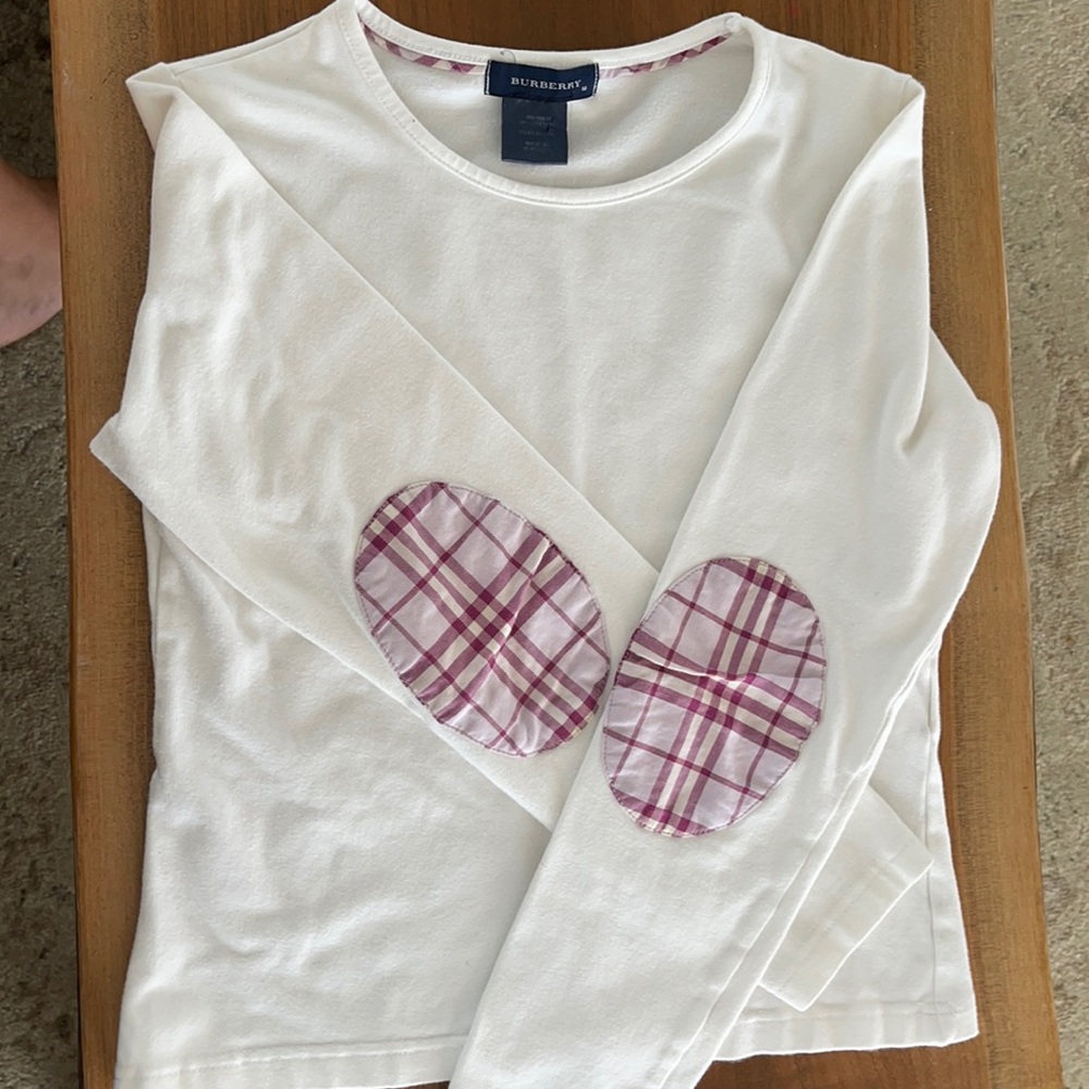 Burberry long sleeve girls top